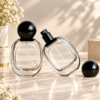 30ml Clear Black Glass Fine Mist Perfume