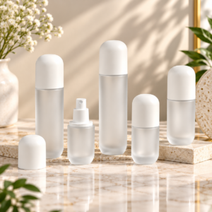 Matte White Glass Fine Mist Perfume