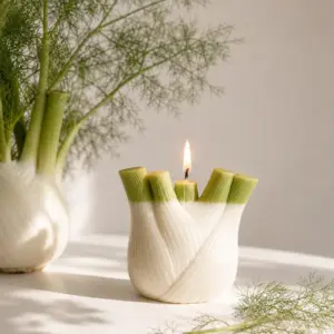 Realistic Fennel Vegetable Soy Candle